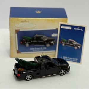 Hallmark 2004 2000 Ford F-150 All-American Truck Black Metal Keepsake Ornament